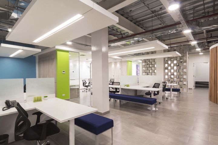 電信公司辦公室設(shè)計實景圖