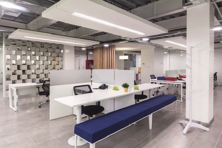 電信公司辦公室設(shè)計實景圖