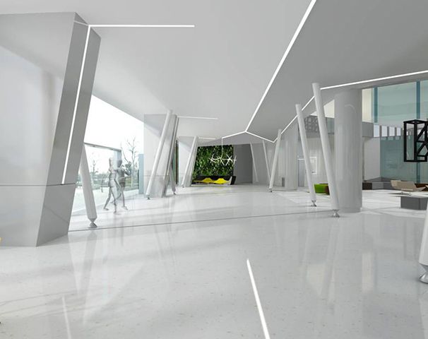 接待大廳右側裝修設計實景圖