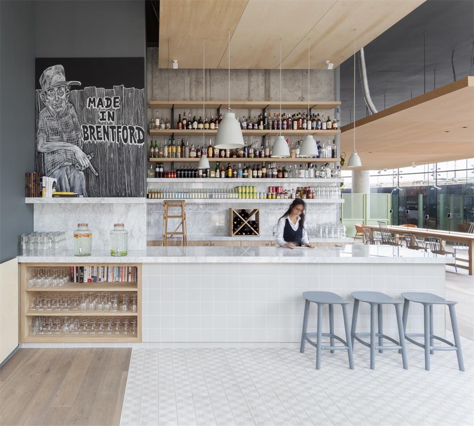 現(xiàn)代簡潔的餐飲店設(shè)計