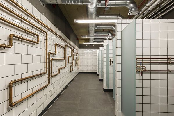 健身房辦公室設(shè)計打造的復(fù)古工業(yè)風(fēng)